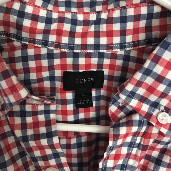 J. Crew Secret wash in gingham button up Shirt - Picture 3 of 5